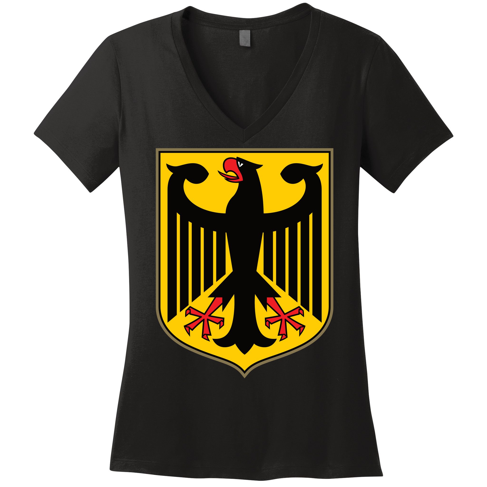 Coat Of Arms Of Germany | German Eagle Women's V-Neck T-Shirt