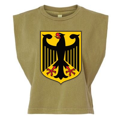 Coat Of Arms Of Germany | German Eagle Garment-Dyed Women's Muscle Tee