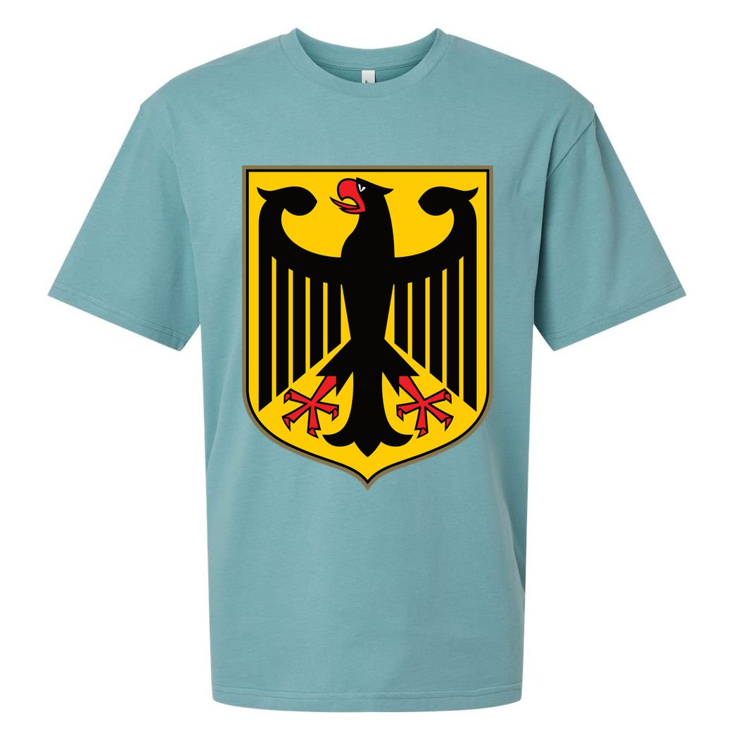 Coat Of Arms Of Germany | German Eagle Sueded Cloud Jersey T-Shirt