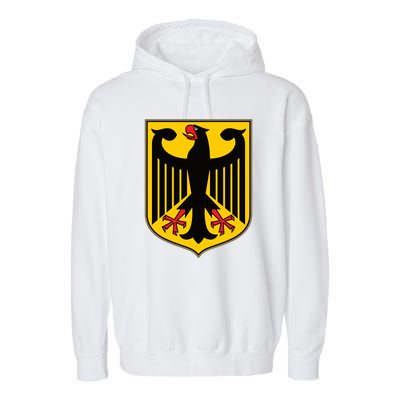 Coat Of Arms Of Germany | German Eagle Garment-Dyed Fleece Hoodie