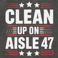 Clean On Aisle 47 Impeach Trump Funny Patriotic President Vector Backpack
