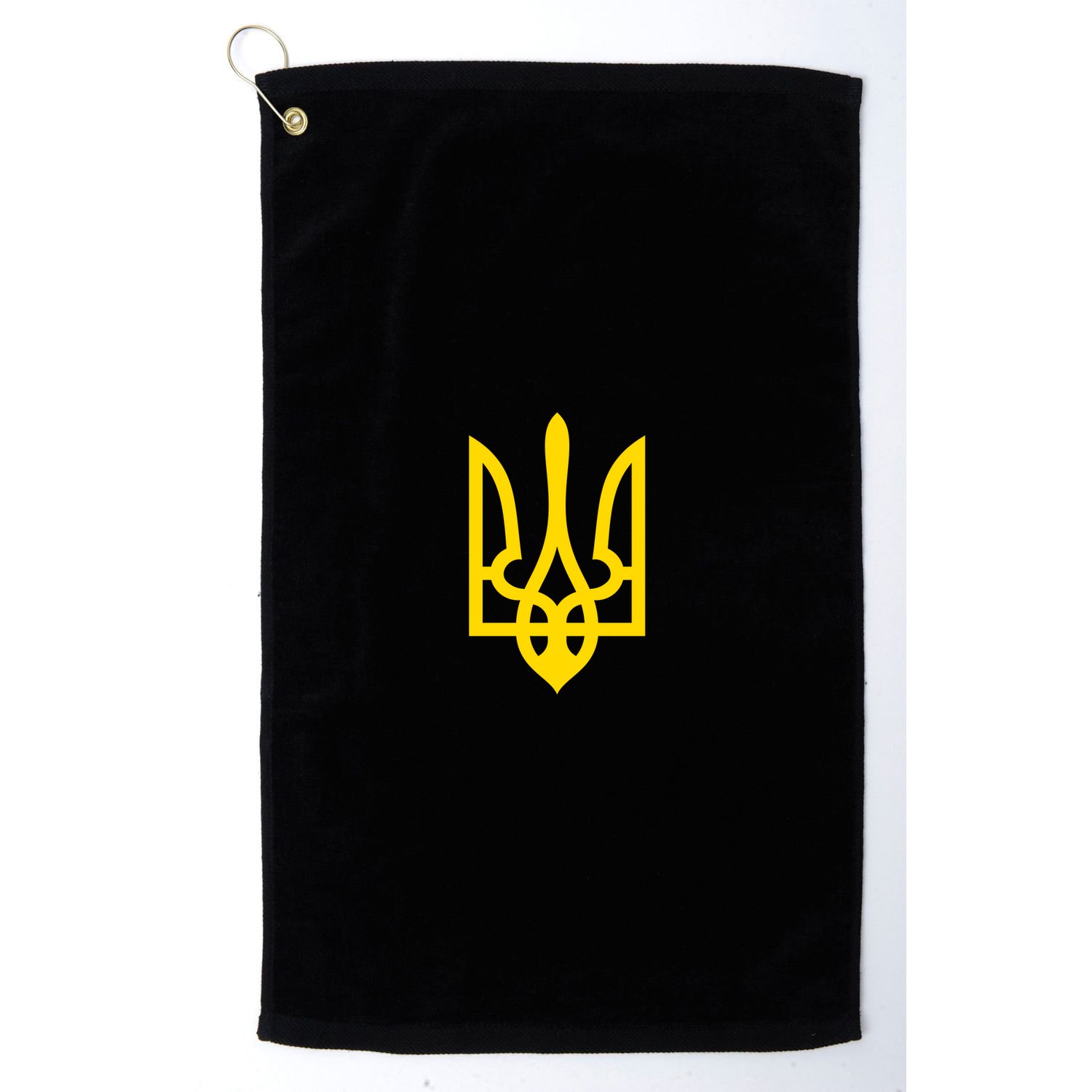 Coat Of Arms Of Ukraine Emblem Small Chest Print Golf Towel