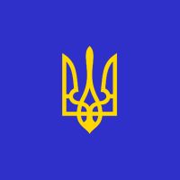 Coat Of Arms Of Ukraine Emblem Small Chest Print Tie-Dye T-Shirt