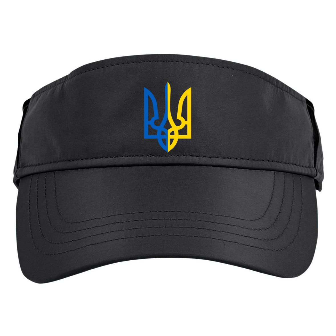 Coat Of Arms Of Ukraine Emblem Chest Print Adult Drive Performance Visor