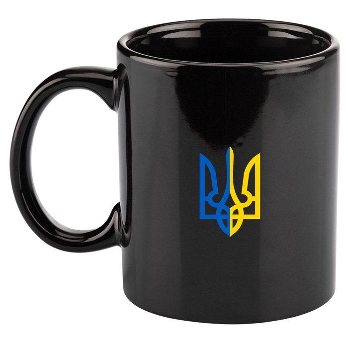 Coat Of Arms Of Ukraine Emblem Chest Print 11oz C Handle Ceramic Mug