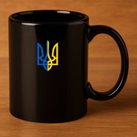 Coat Of Arms Of Ukraine Emblem Chest Print 11oz C Handle Ceramic Mug