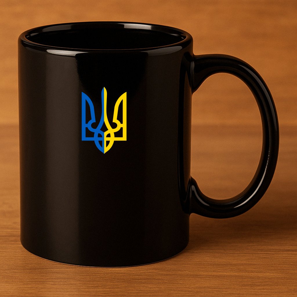 Coat Of Arms Of Ukraine Emblem Chest Print 11oz C Handle Ceramic Mug