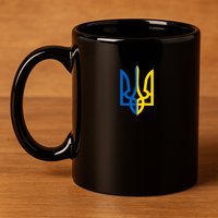 Coat Of Arms Of Ukraine Emblem Chest Print 11oz C Handle Ceramic Mug