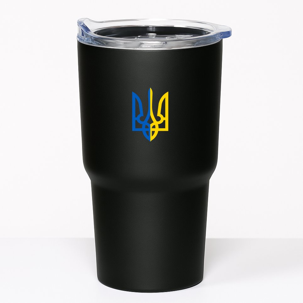 Coat Of Arms Of Ukraine Emblem Chest Print Tumbler