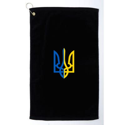 Coat Of Arms Of Ukraine Emblem Chest Print Golf Towel