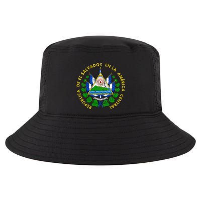 Coat Of Arms Of El Salvador Salvadoran Cool Comfort Performance Bucket Hat
