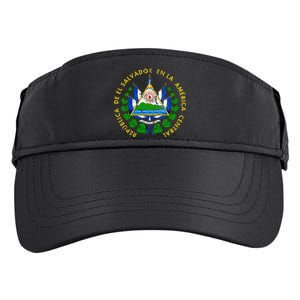 Coat Of Arms Of El Salvador Salvadoran Adult Drive Performance Visor