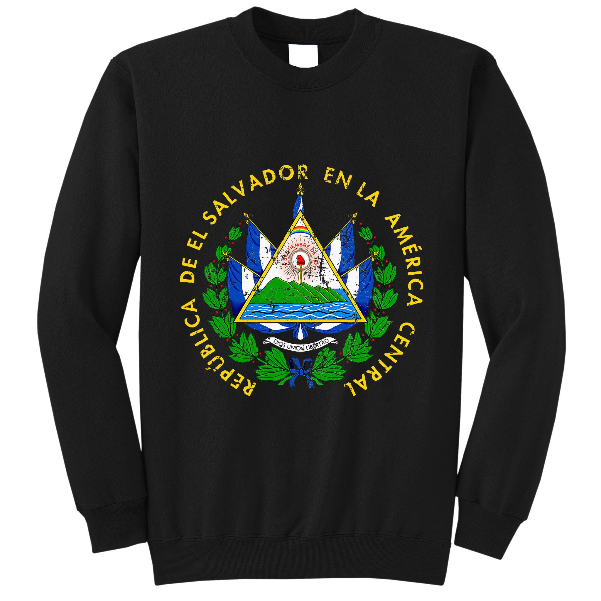 Coat Of Arms Of El Salvador Salvadoran Tall Sweatshirt