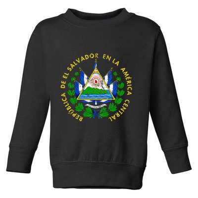 Coat Of Arms Of El Salvador Salvadoran Toddler Sweatshirt