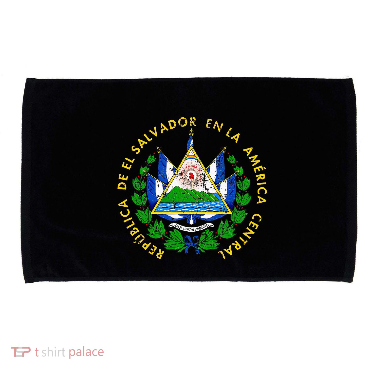 Coat Of Arms Of El Salvador Salvadoran Microfiber Hand Towel