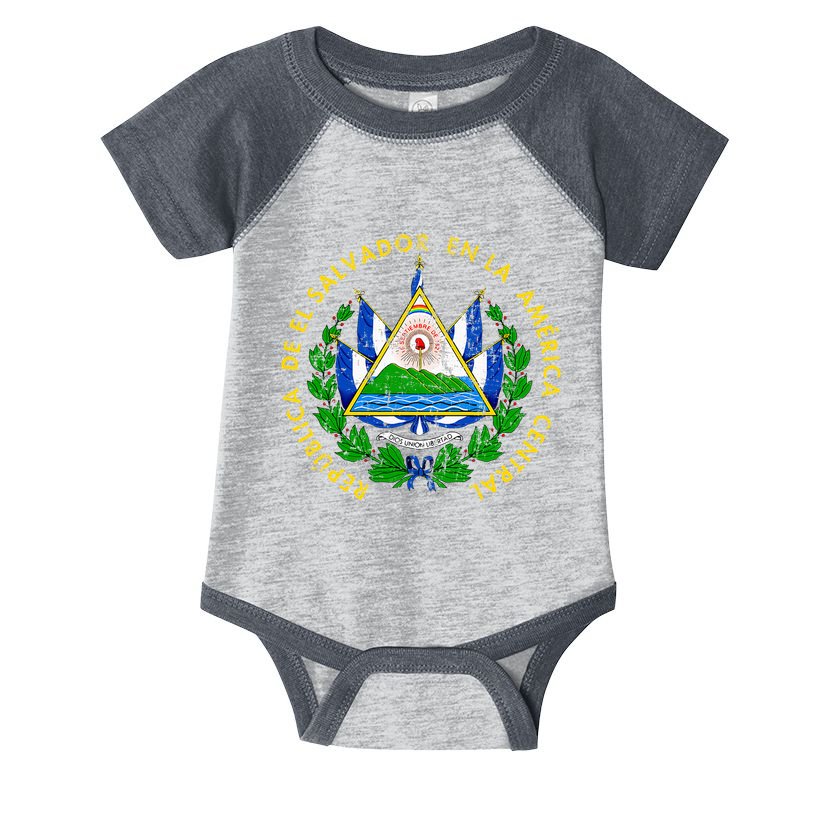 Coat Of Arms Of El Salvador Salvadoran Infant Baby Jersey Bodysuit