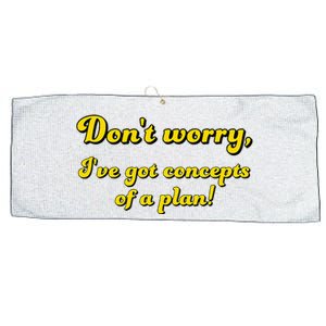 Concepts Of A Plan Trump Debate Line Weird Quote Large Microfiber Waffle Golf Towel