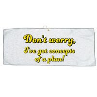 Concepts Of A Plan Trump Debate Line Weird Quote Large Microfiber Waffle Golf Towel