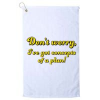 Concepts Of A Plan Trump Debate Line Weird Quote Platinum Collection Golf Towel