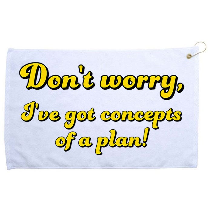 Concepts Of A Plan Trump Debate Line Weird Quote Grommeted Golf Towel