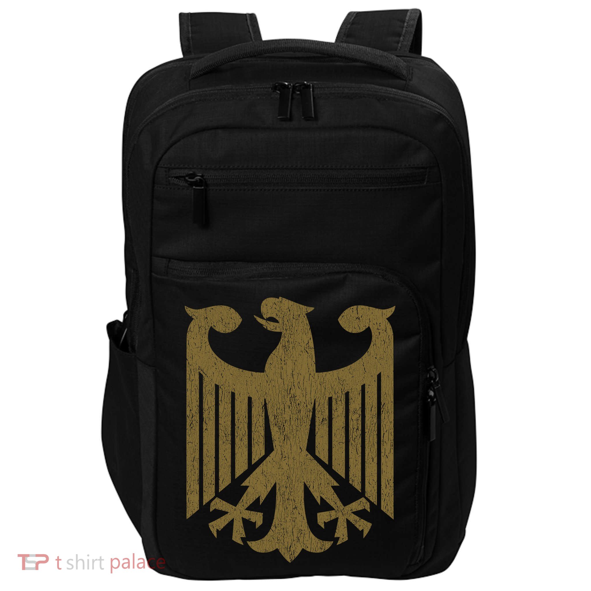Coat Of Arms Germany | German Eagle Gold Souvenir Impact Tech Backpack
