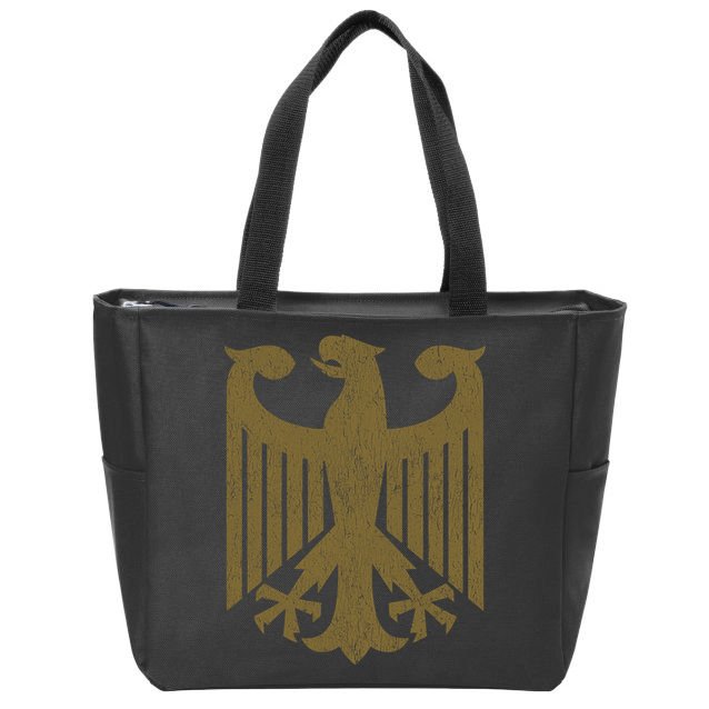 Coat Of Arms Germany | German Eagle Gold Souvenir Zip Tote Bag
