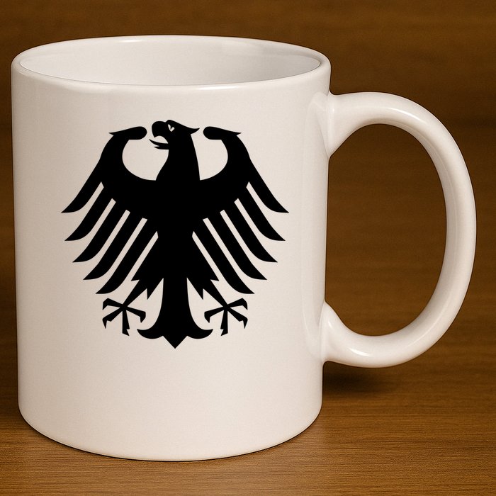 Coat Of Arms Of Germany | German Eagle 11oz C Handle Ceramic Mug