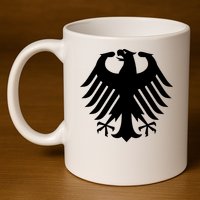 Coat Of Arms Of Germany | German Eagle 11oz C Handle Ceramic Mug