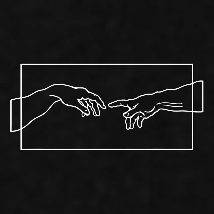 Creation Of Adam Hands Ladies PosiCharge Tri-Blend Wicking Tank