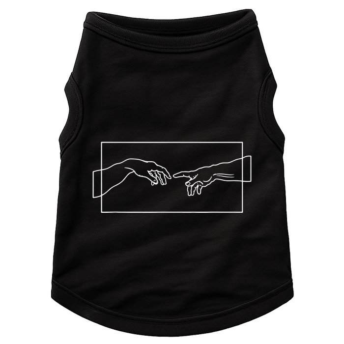Creation Of Adam Hands Doggie Tank