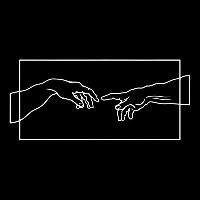 Creation Of Adam Hands Sustainable Bucket Hat