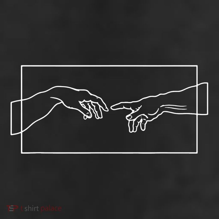 Creation Of Adam Hands Trucker Hat