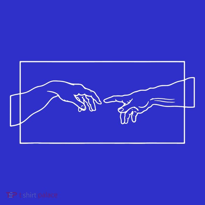 Creation Of Adam Hands Sweatshirt