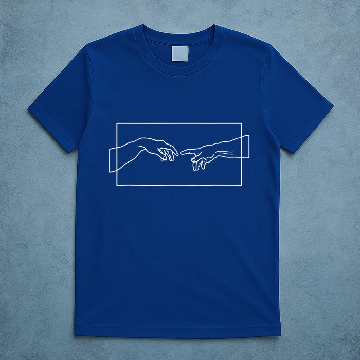 Creation Of Adam Hands T-Shirt