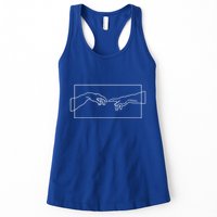 Creation Of Adam Hands Womens Tank Top
