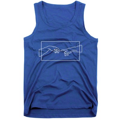 Creation Of Adam Hands Tank Top