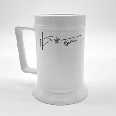 Creation Of Adam Hands Beer Stein