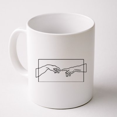 Creation Of Adam Hands Coffee Mug