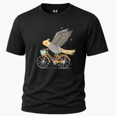 Cockatiel On A Bicycle Performance Shirt