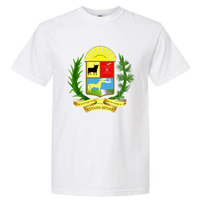 Coat Of Arms Of Apure State Of Venezuela Gift Garment-Dyed Heavyweight T-Shirt