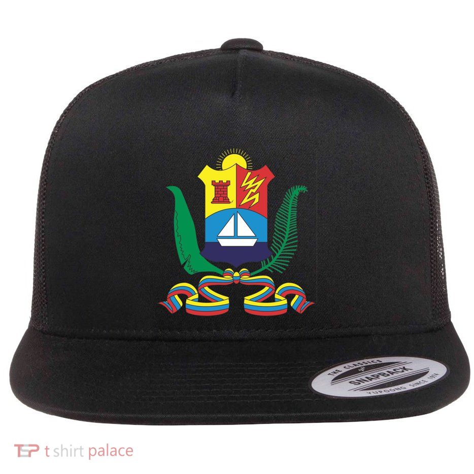 Coat Of Arms Of Zulia State Of Venezuela Cute Gift Flat Bill Trucker Hat