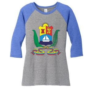 Coat Of Arms Of Zulia State Of Venezuela Cute Gift Women's Tri-Blend 3/4-Sleeve Raglan Shirt