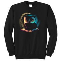 Cute Owl Animal With Book Sweatshirt