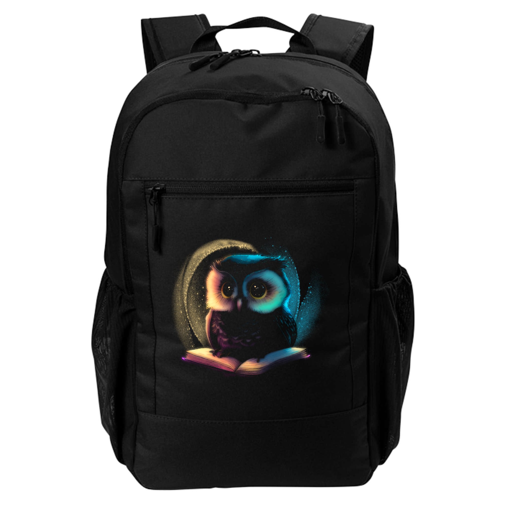 Cute Owl Animal With Book Backpack