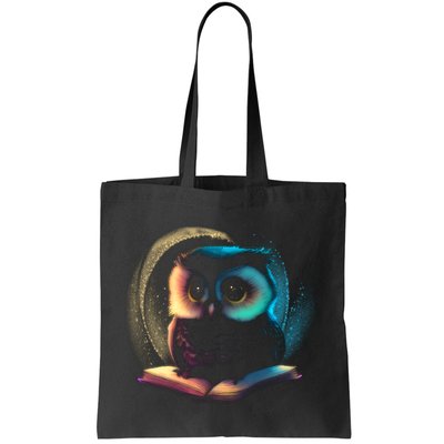 Cute Owl Animal With Book Bag