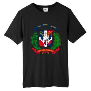 Coat Of Arms Republica Dominicana Bandera Dominican Flag Cool Gift Tall Fusion ChromaSoft Performance T-Shirt