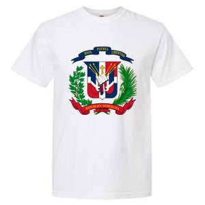 Coat Of Arms Republica Dominicana Bandera Dominican Flag Cool Gift Garment-Dyed Heavyweight T-Shirt