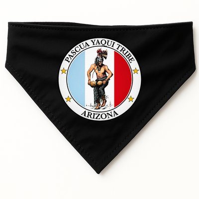 Coat Of Arms Of Pascua Yaqui Tribe Of Arizona USA-Made Doggie Bandana