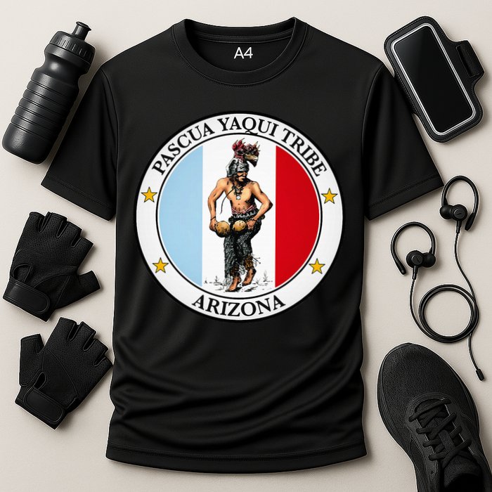 Coat Of Arms Of Pascua Yaqui Tribe Of Arizona Cooling Performance Crew T-Shirt