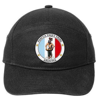 Coat Of Arms Of Pascua Yaqui Tribe Of Arizona 7-Panel Snapback Hat